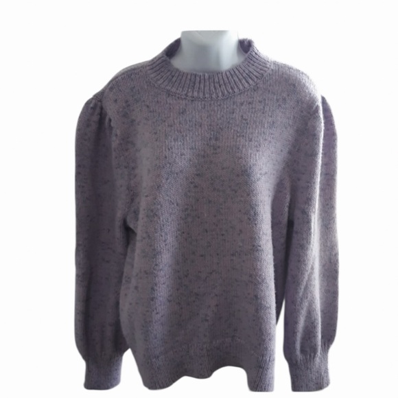 Talbots Sweaters - Talbots size XL pink with blue detail long sleeve sweater